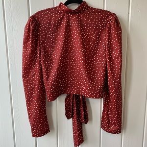 Women’s Polka Dot Crop Top